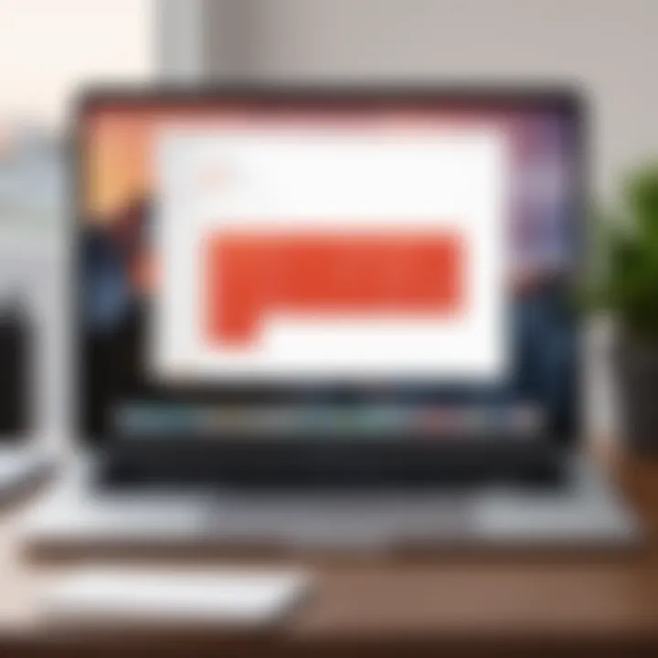 A sleek MacBook displaying the Todoist interface with tasks organized elegantly.