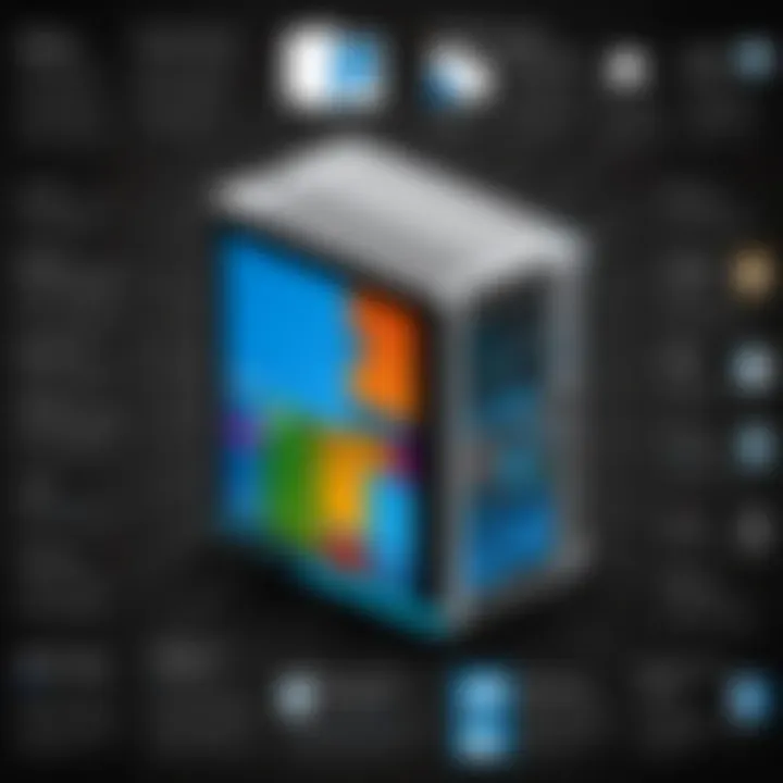 Comparison chart of Microsoft Virtual Machine features and capabilities