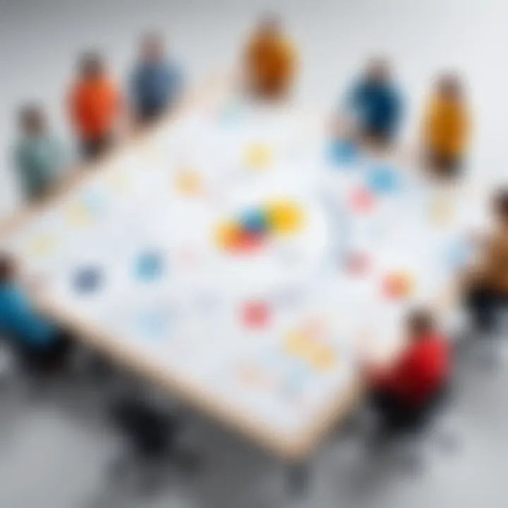 Collaboration during a Scrum ceremony using Miro