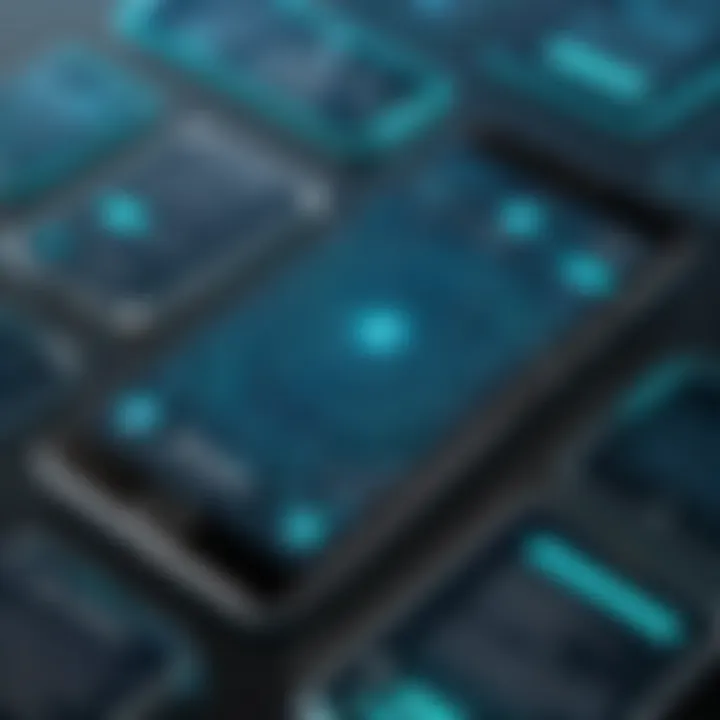 Infographic illustrating security threats on mobile devices