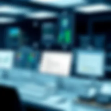 Visual representation of client info application interface