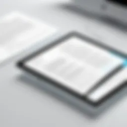 A digital signature interface within a PDF reader