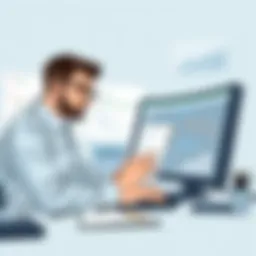 An accountant analyzing lease agreements