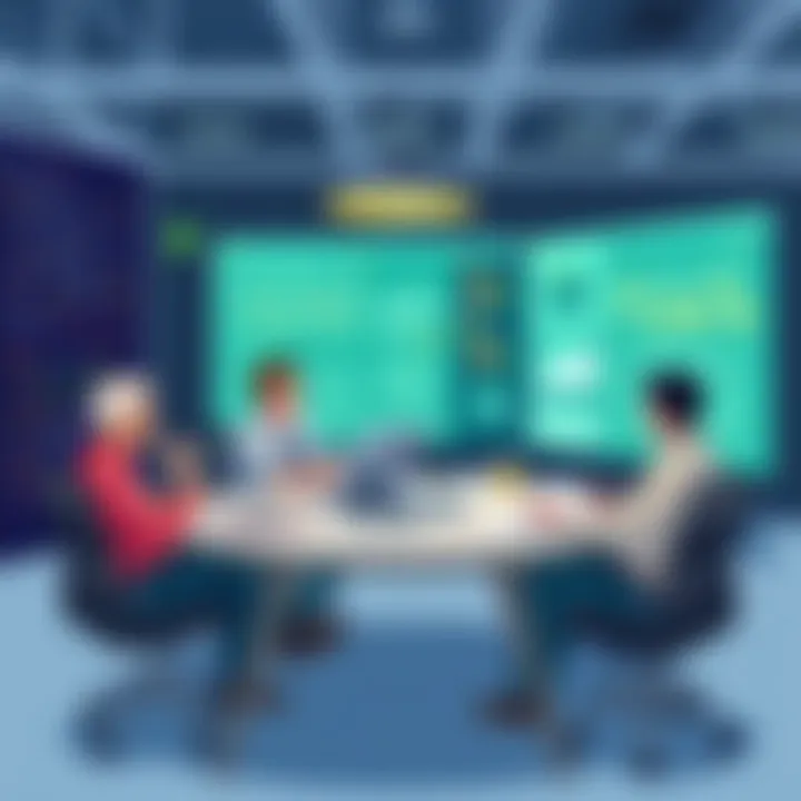 A strategic meeting discussing lease liabilities