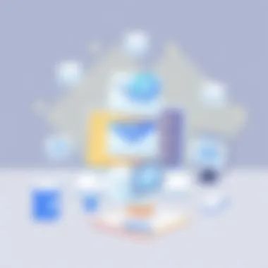 Boosting Productivity with Email Management Graphic highlighting productivity improvements with multiple email accounts