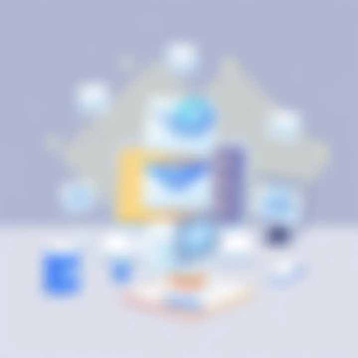 Boosting Productivity with Email Management Graphic highlighting productivity improvements with multiple email accounts