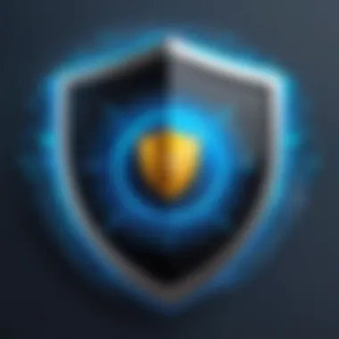 Digital Protection Shield Symbol