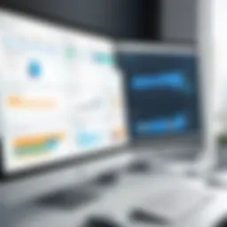 Visual representation of project management features