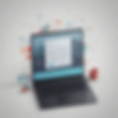 Abstract Contract Management Software Concept Abstract Contract Management Software Concept