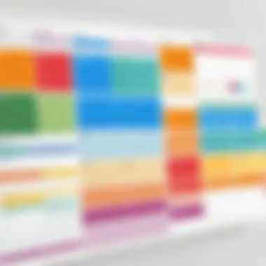 Color-Coded Planning Calendar A conceptual image showing a calendar filled with color-coded events and tasks to represent effective planning.