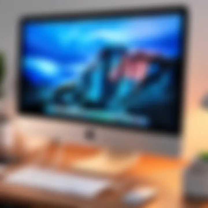 Visual representation of digital clutter on a Mac