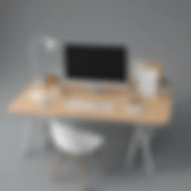 Minimalistic Workspace Organization Organized workspace with minimalistic decor