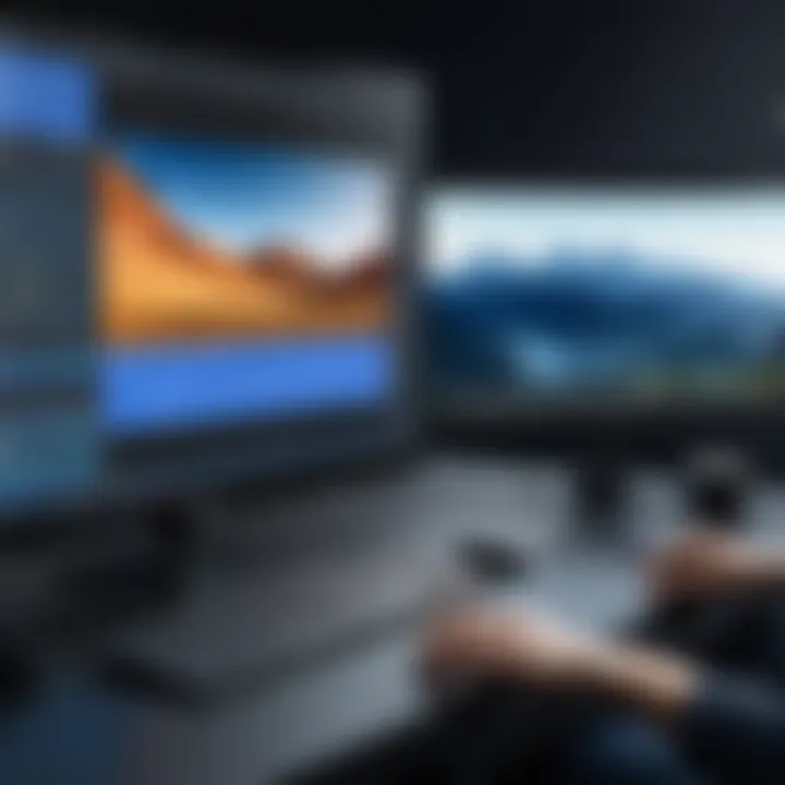 Visual representation of advanced editing techniques in PowerDirector