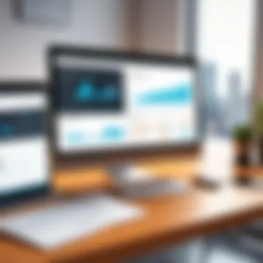 Boosting Productivity with Task Management Software A graphical representation of productivity metrics enhanced by software.