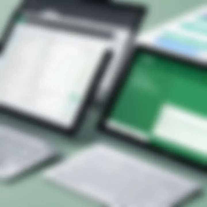 Comparison chart highlighting features of Sage against alternative accounting solutions