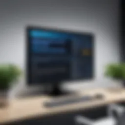 Overview of Samsung signage software interface showcasing its features
