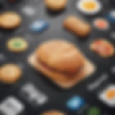 Seamless Integration of PayPal with Food Delivery Savory Dish with PayPal Logo