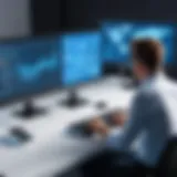 Conceptual illustration of screen connect technology in action