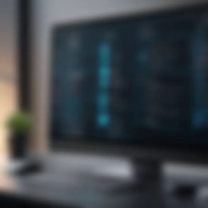 Visual depiction of security measures in screen connect applications