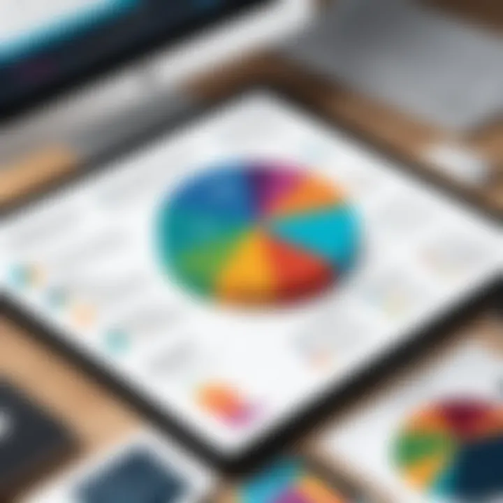 A chart illustrating the selection criteria for portfolio management tools.