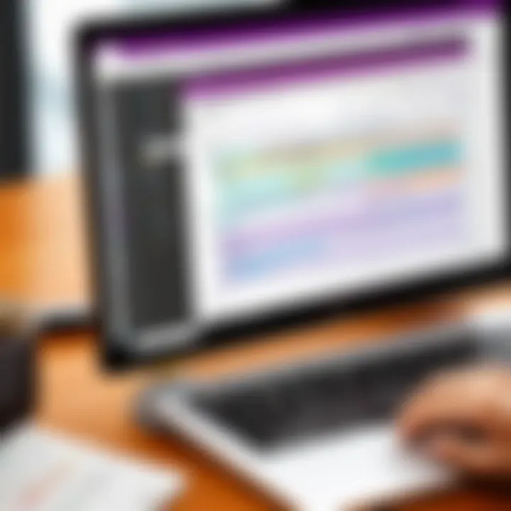 Simplified Project Management Process with OneNote Gantt Chart