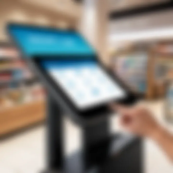 Visual representation of SmartPOS technology integration in retail environments