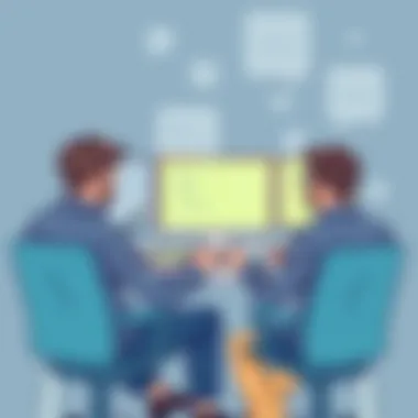 Team collaboration using performance management tools