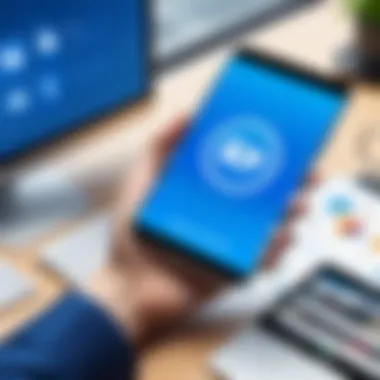 Illustrating the Benefits of TeamViewer Key benefits of using TeamViewer on mobile devices illustrated