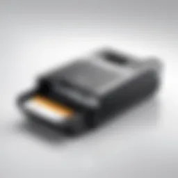 Neat card scanner showcasing its compact design