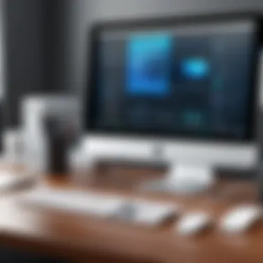 Sophisticated Design Interface A sophisticated interface of a Mac interior design application showcasing various design tools.