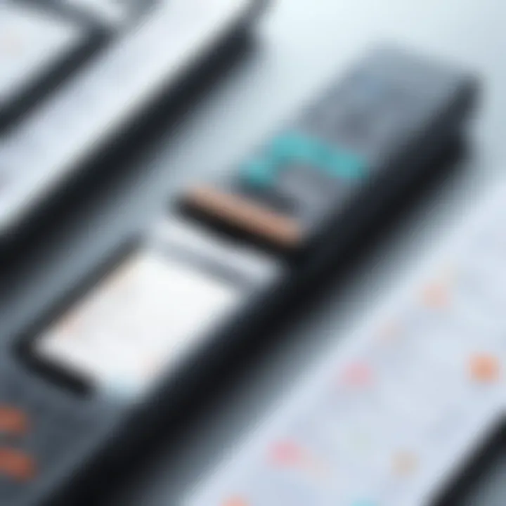 Illustration depicting the critical features of a ticketing system