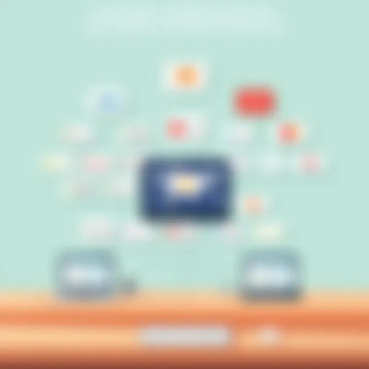 Leading Companies in Customer Service Software Chart displaying the leading companies in the customer service software industry