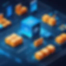 Visual representation of supply chain optimization using technology