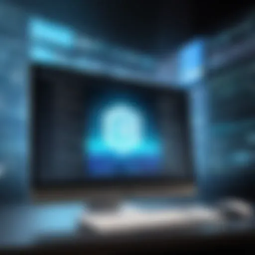 A visual representation of video content being transformed into written text.