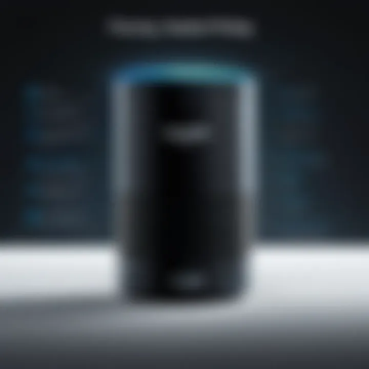 Illustration of Alexa pricing tiers highlighting basic and advanced features