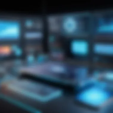 Future Trends in Business Technology Future trends in business technology represented by innovative graphics