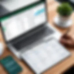 Diagram of commission calculation methods in QuickBooks