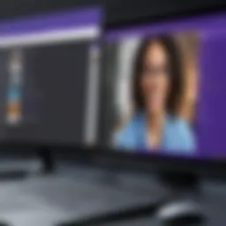 Dynamic interface of Microsoft Teams Live Stream showcasing features