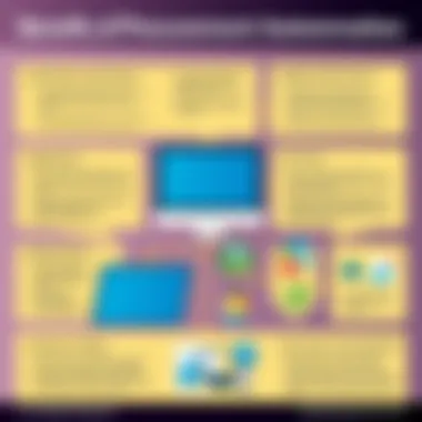 Benefits of Procurement Automation An infographic showcasing the benefits of automation in procurement