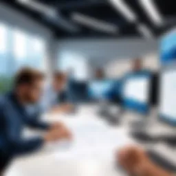 Autodesk Contractors Collaborating on Project Design