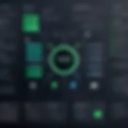 Visual representation of Unqork workflow components