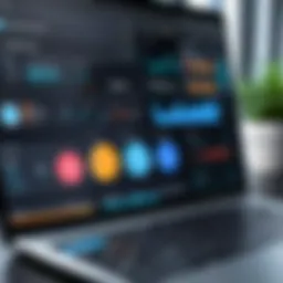 A visual representation of a wholesale order management system dashboard showcasing analytics and order tracking.