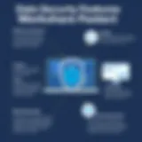 Visual representation of data security features