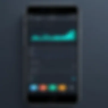 User interface of a video recording app