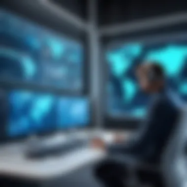 A futuristic concept of telecommunication showcasing potential developments