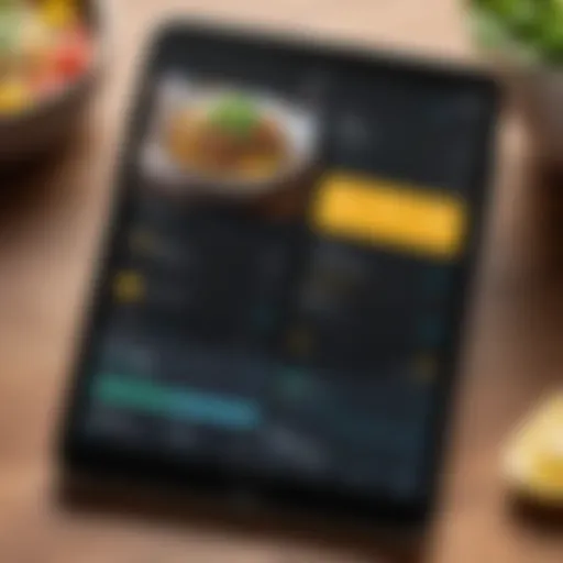 Interface of the Wix Restaurants App showcasing its dashboard